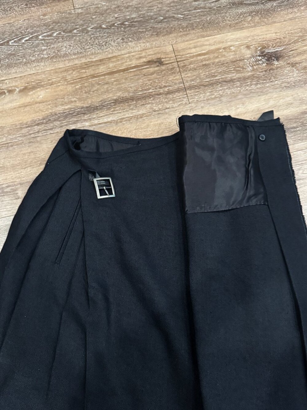 Zara x Steven Meisel New York collection - Wool Blend Box Pleat Kilt/skirt - Picture 6 of 10
